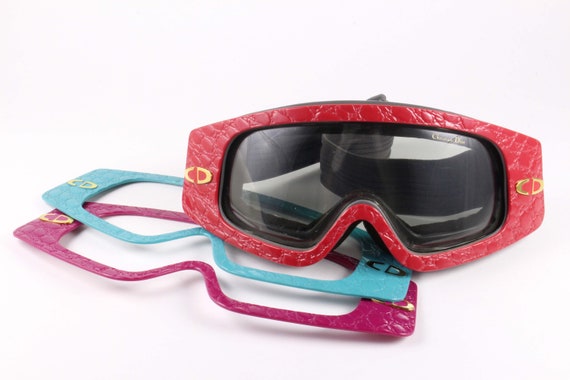 CHRISTIAN DIOR Vintage 80's Ski Changeable Sunglasses - Etsy