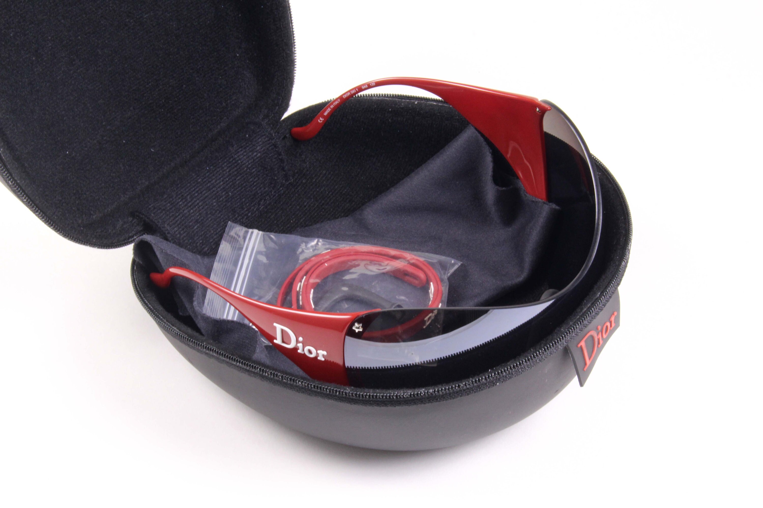 CHRISTIAN DIOR Vintage 2000's SKI 1 Red Sunglasses - Etsy