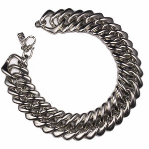 YVES SAINT LAURENT Vintage Chunky Chain Choker Necklace