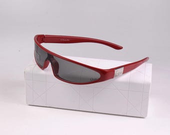 CHRISTIAN DIOR Vintage 2000's Dior Red Latest Blond Mask Sunglasses