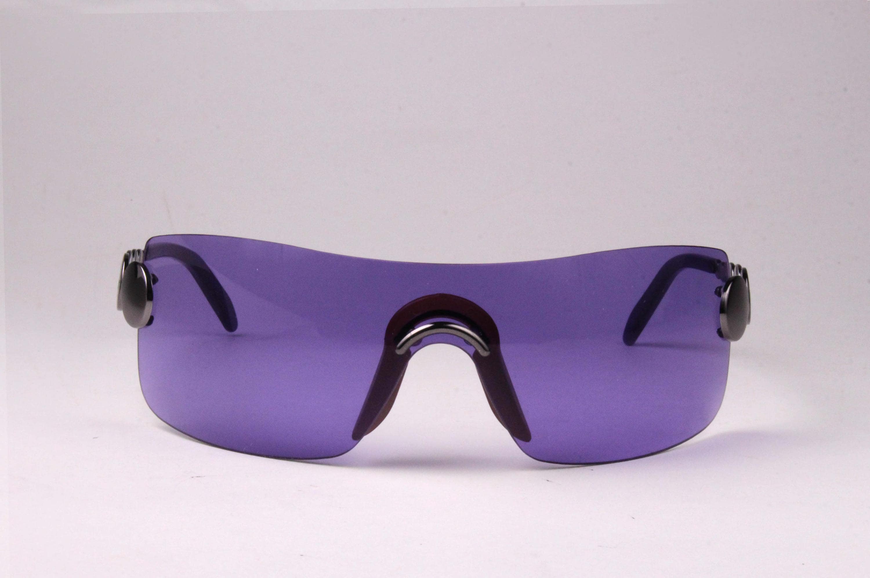 CHRISTIAN DIOR Vintage 2000's Millenium 83L Violet Mask Sunglasses