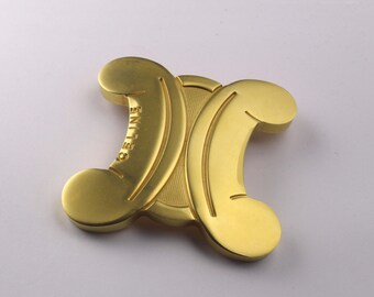 CELINE Vintage Large Logo Triomphe Brooch - Etsy