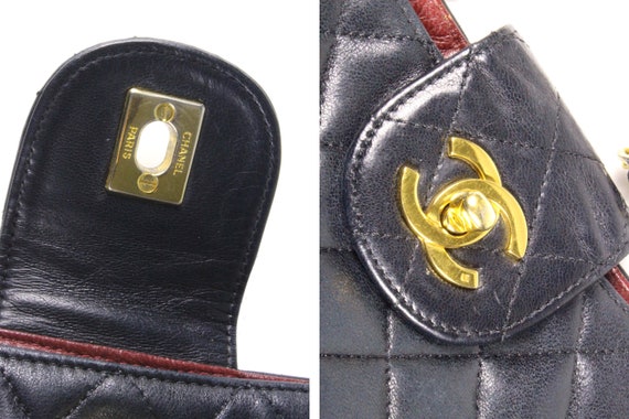 CHANEL ヴィンテージ 1990年代 キルティングレザー トートバッグ