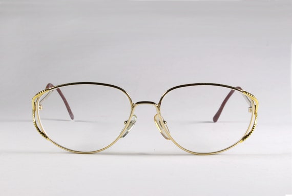 CHRISTIAN DIOR Vintage 80 s Eyeglasses God Metal Etsy Canada