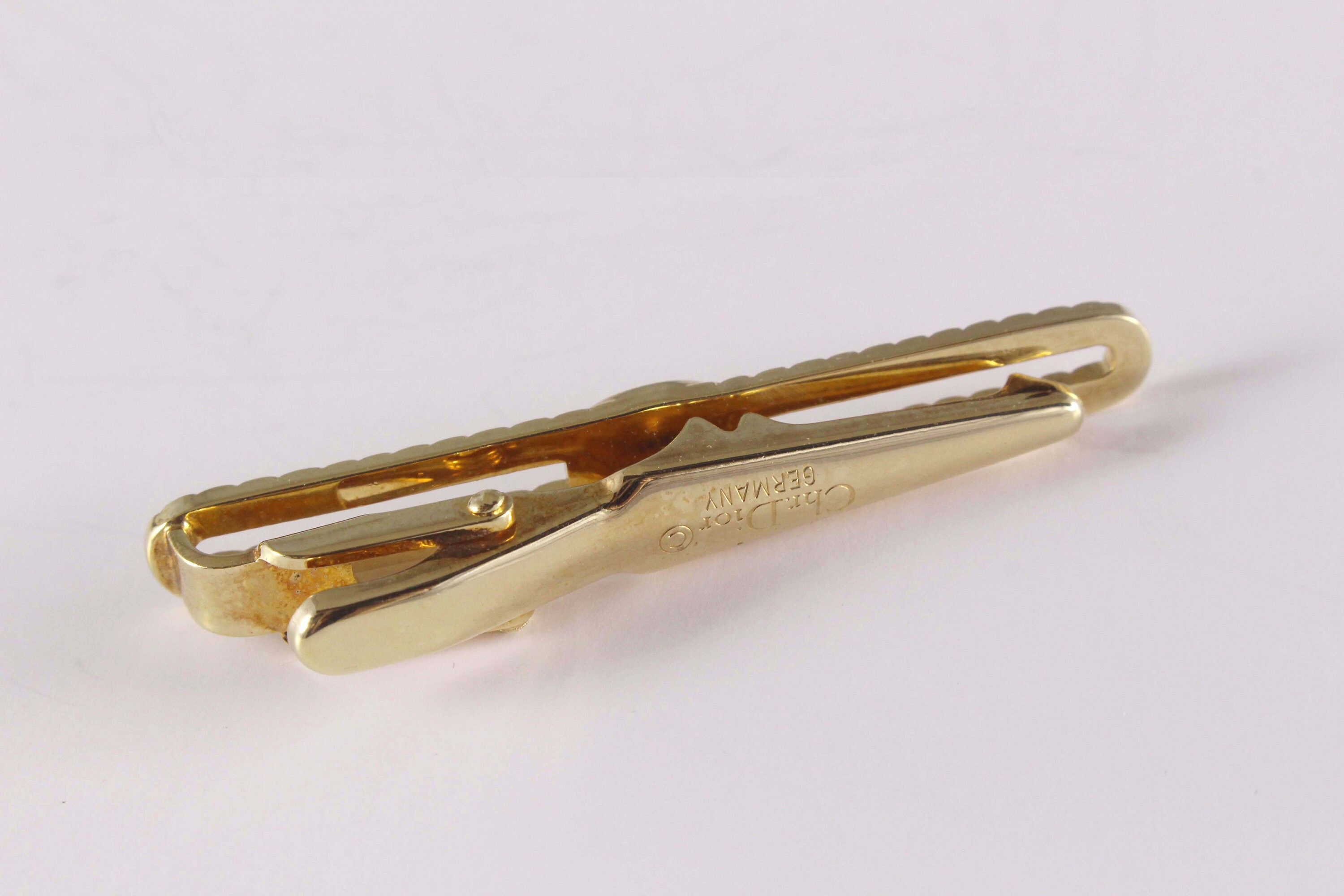 Vintage CHRISTIAN DIOR Monsieur Tie Bar - Etsy