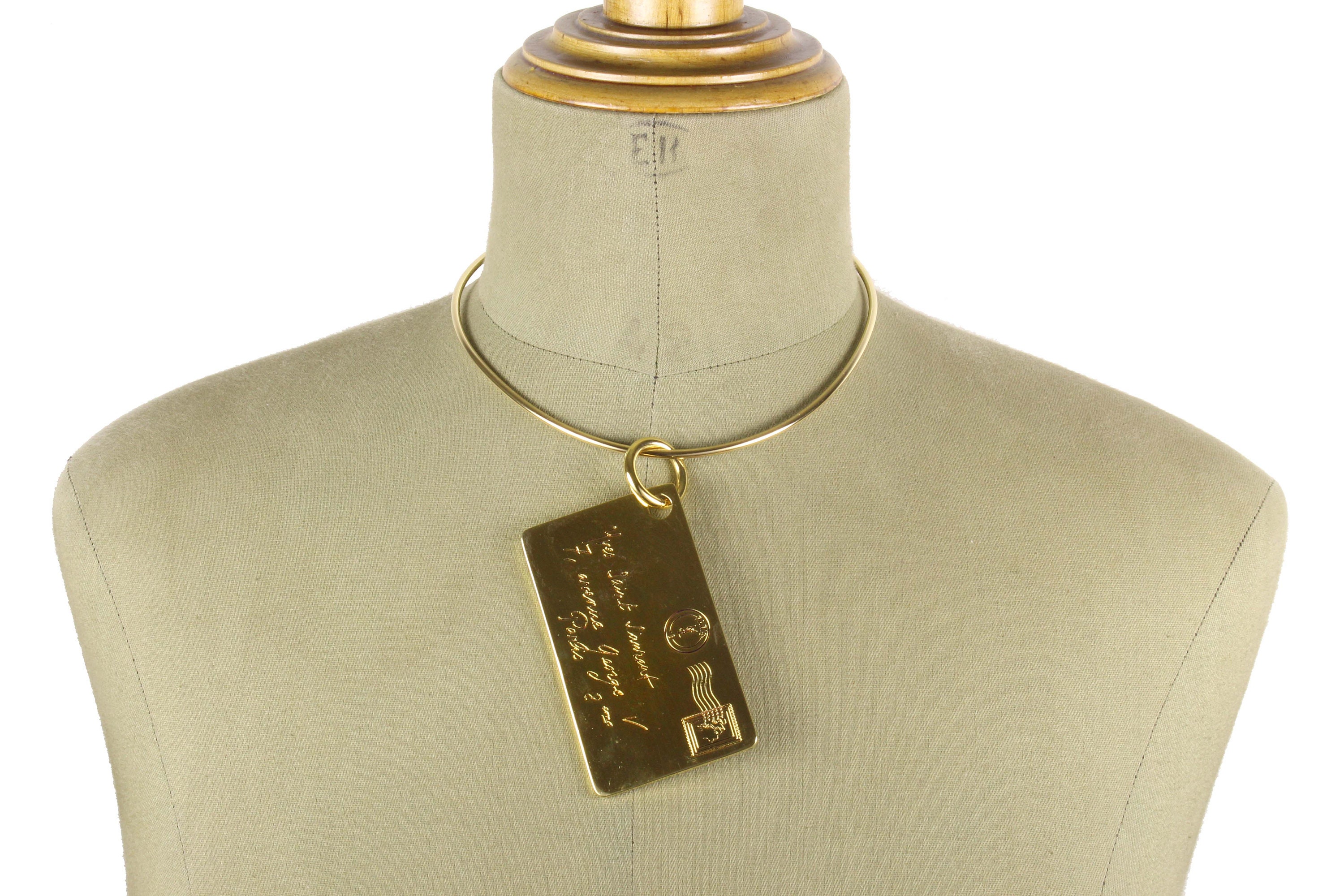 YVES SAINT LAURENT Y-mail envelope key-ring bag charm – Vintage Carwen