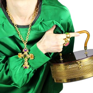 Vintage Lucite en Metal DORSET-REX Fifth Avenue Handtas