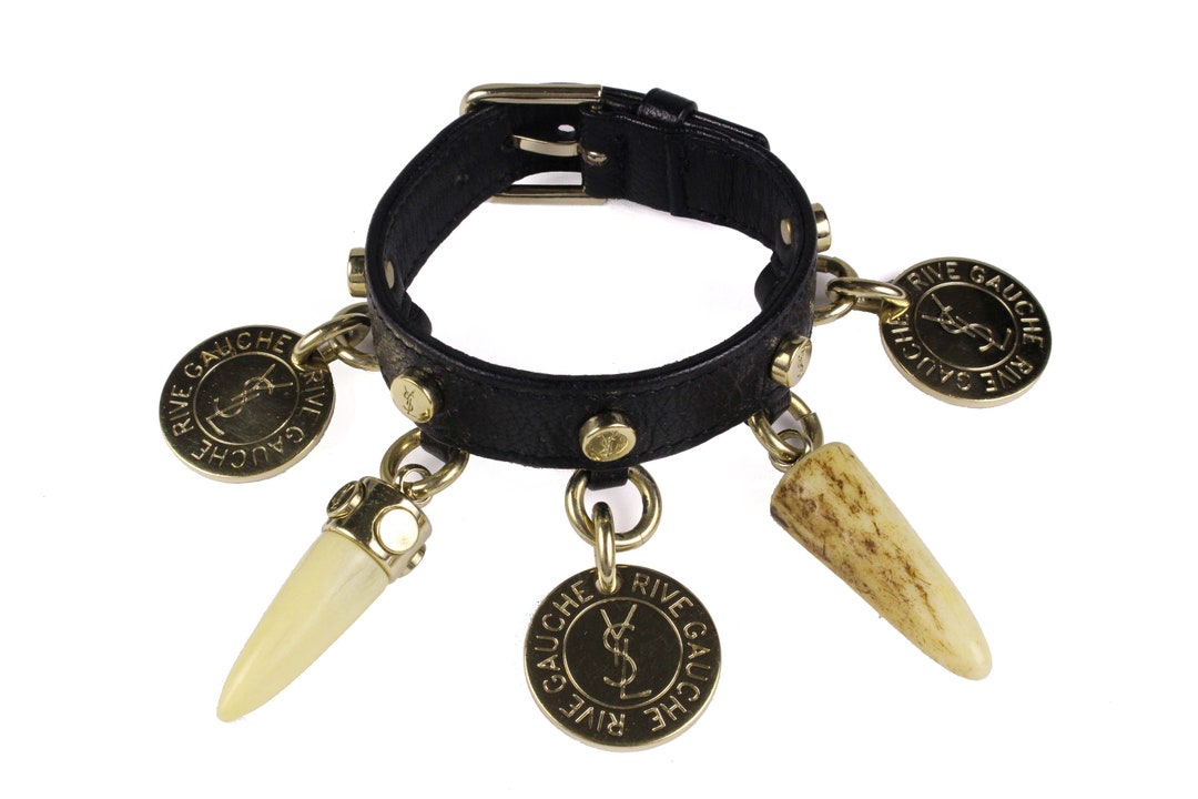 YVES SAINT LAURENT Vintage Rive Gauche Charm Bracelet - Etsy