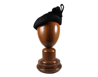 Guvency Vintage 50&#39;s Black Felt Hat