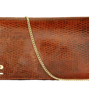 Bolso Vintage de Lagarto Marrón