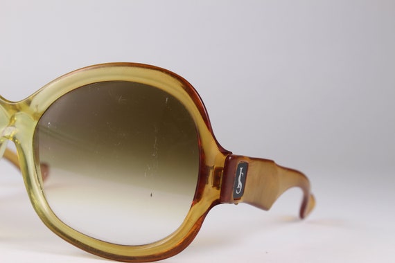 Vintage 60-70s Oversized Sunglasses Tortoiseshell - image 4