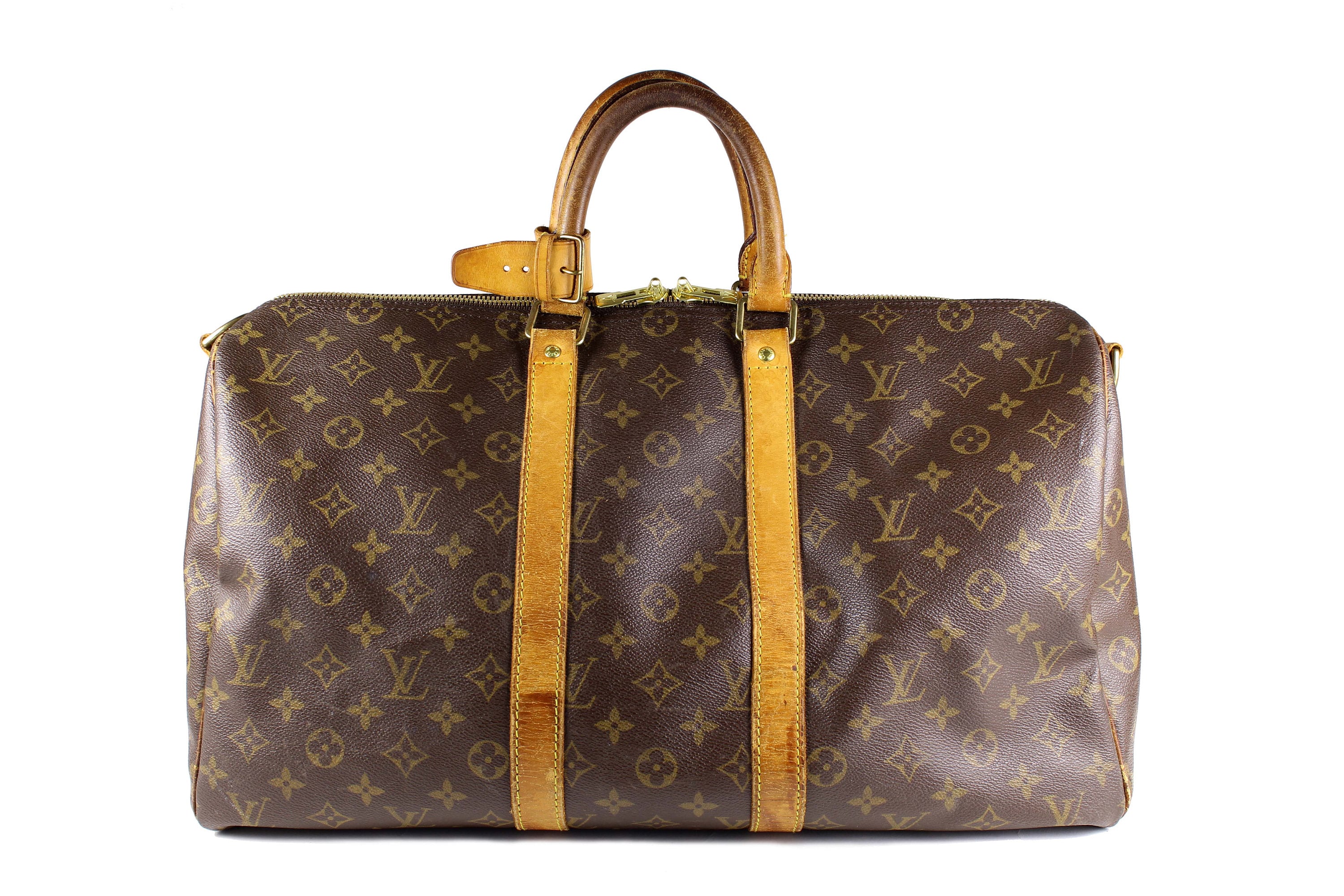 Vtg Louis Vuitton Keepall Bandouliere 45 Malletier LV Monogram