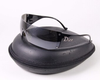 小物 Christian Dior 00s D Logo Sunglasses CHRISTIAN DIOR Vintage 2000's Dior Ski 6 Black Mask