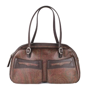 ETRO Vintage Bolso Paisley Doble Bolsillo