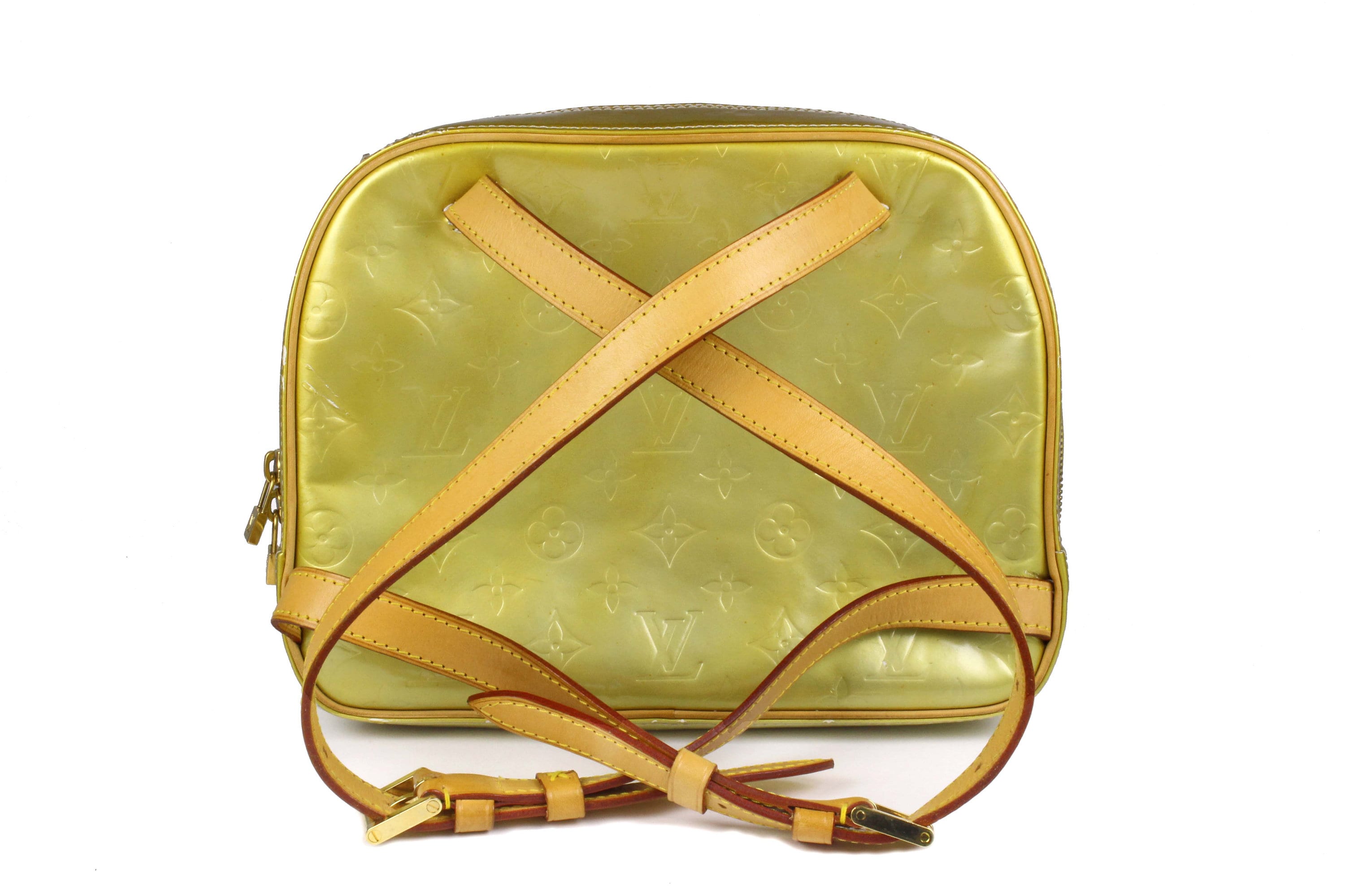 Louis Vuitton Vernis Murray Yellow Backpack