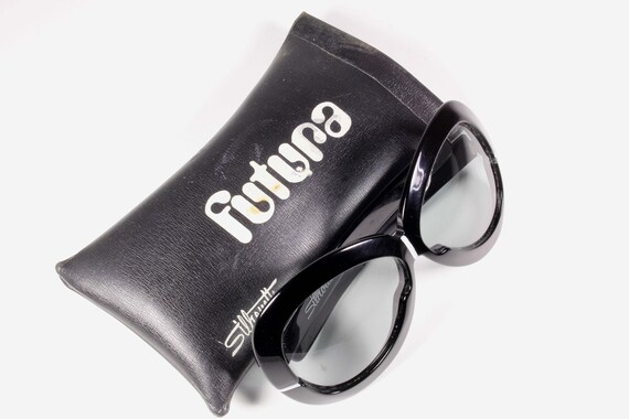 SILHOUETTE Futura Vintage 70\'s Black and White Sunglasses SILHOUETTE Futura Vintage 70 main image 3