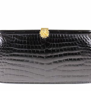 DOFAN Black Leather Handbag