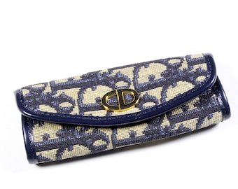 Christian Dior ♡ Vintage ♡ Key case Key Case Beige and Black Dior Oblique Jacquard | DIOR