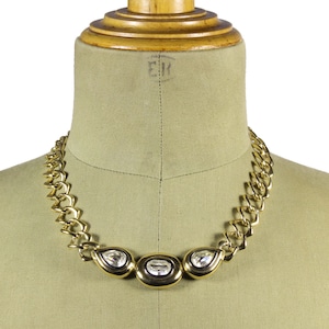 YVES SAINT LAURENT Vintage Rhinestones Necklace