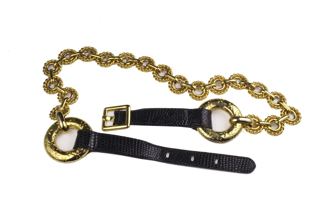 CELINE ヴィンテージ チェーンリンクベルト - Etsy 日本