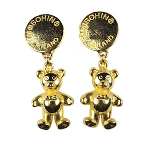 MOSCHINO Vintage Iconic Bears Earrings