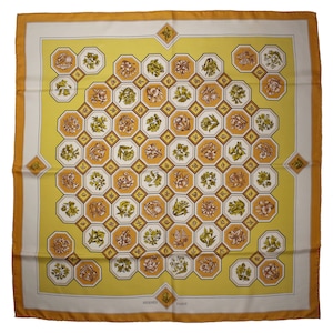 Vintage HERMÈS scarf “Carrelages” by Maurice Tranchant