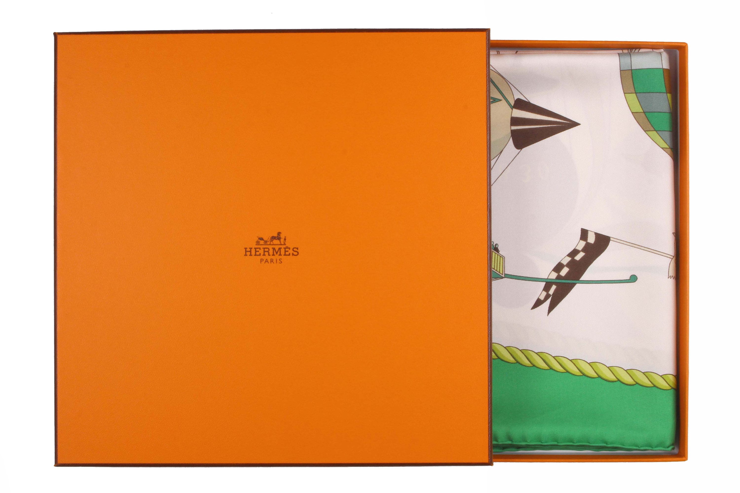 Vintage HERMÈS Scarf “les Folies Du Ciel” by Loic Dubigeon - Etsy