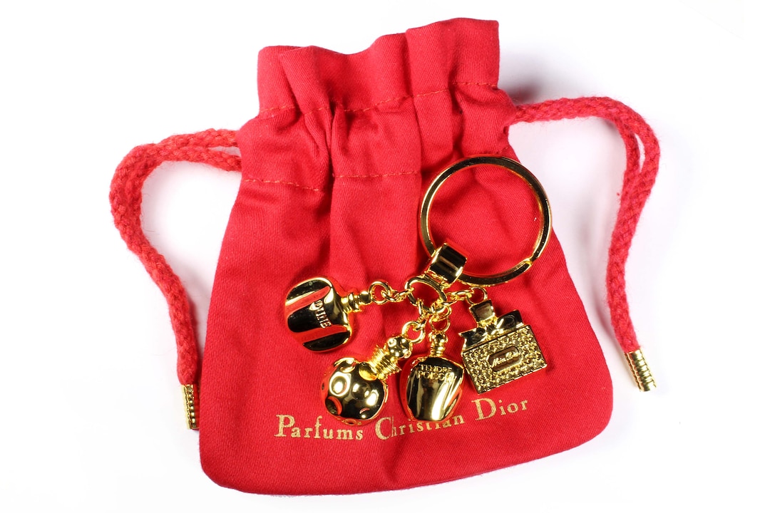 CHRISTIAN DIOR Perfume Charms Vintage Key ring Bag Charm Etsy