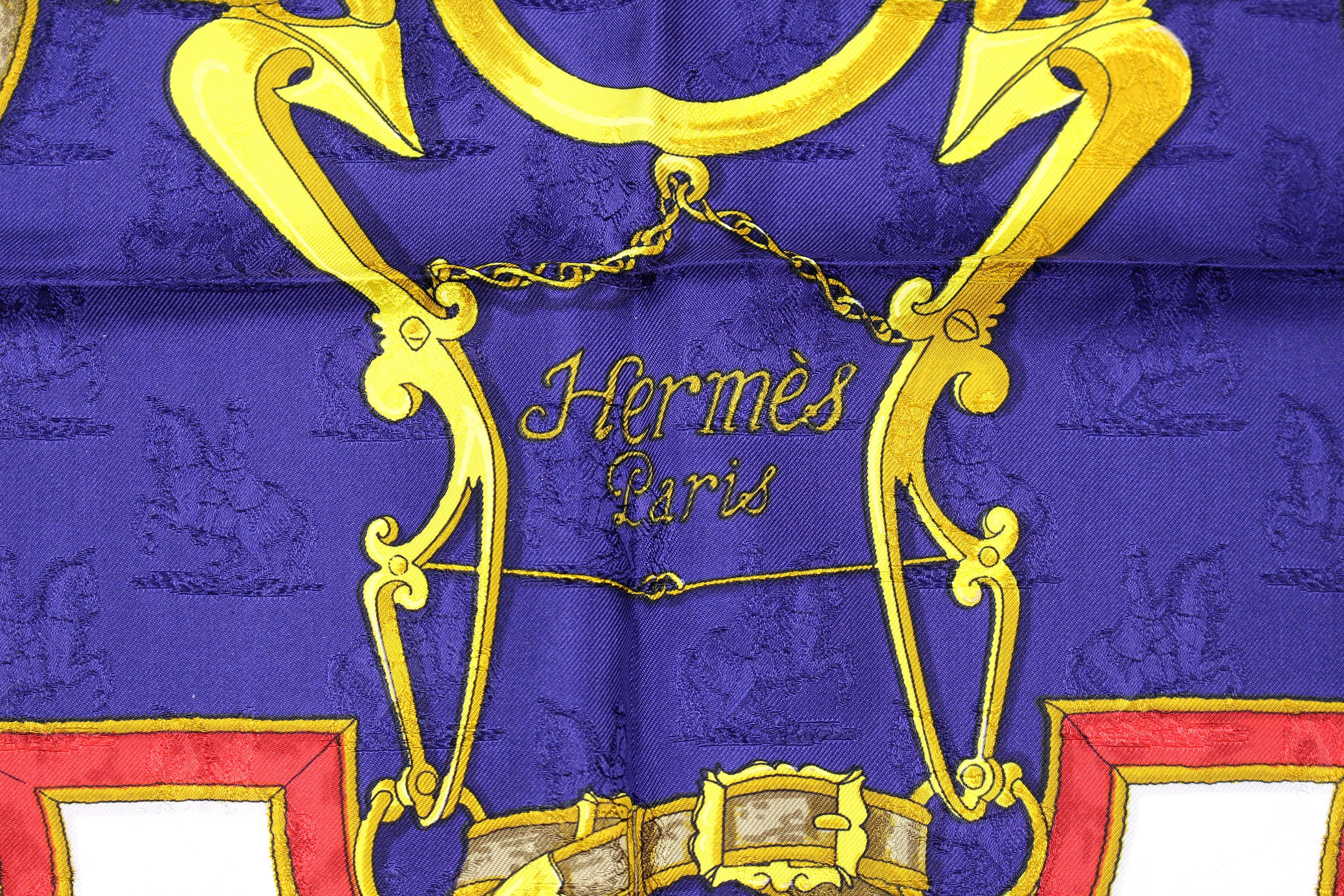Vintage HERMÈS Scarf “l'instruction Du Roy” by Henri D'origny - Etsy
