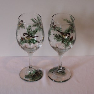 Chickadee in Pines - Set of 2