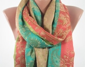 Paisley Pashmina Scarf Women Festival Pashmina Shawl - Winter Scarves For Women Gift Winter Accessories For Women mothers day gift for mom