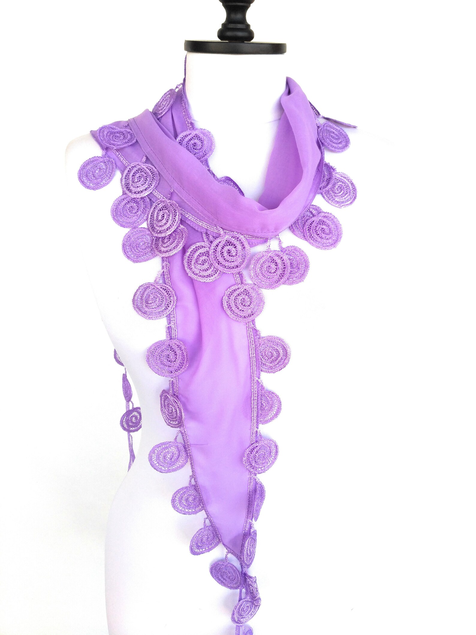Lavender Scarf Cotton Scarf Women Accessories Lilac Scarf Sale Etsy