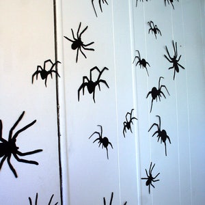 3D Wall Decor, Crawling Spiders Wall Decor, Halloween Party Decorations, Custom Wall Art Gothic Wall Art, Halloween Decorations, Spiders image 1