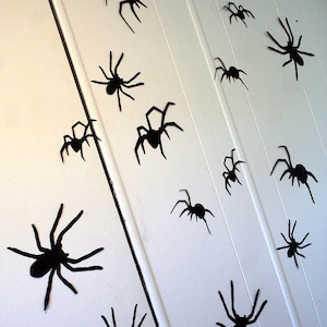 3D Wall Decor, Crawling Spiders Wall Decor, Halloween Party Decorations, Custom Wall Art Gothic Wall Art, Halloween Decorations, Spiders image 4