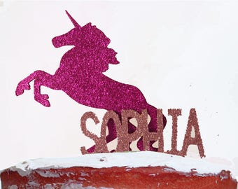 Unicorn Cake Topper, Birthday Cake Topper, Unicorn Party, Custom Cake Topper, Unicorn Theme Party, DIY Unicorn Cake Decoration, Girl Party