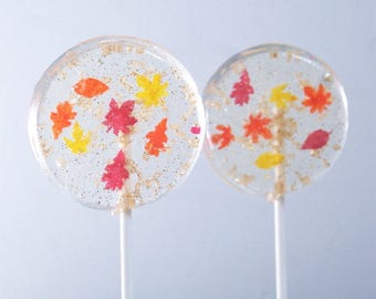 Fall Leaves Thanksgiving Dessert Lollipops, Fall Party Favors, 50 Edible Image Lollipops Thanksgiving Favors Lollipops Fall Wedding Favors