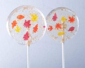 Fall Leaves Thanksgiving Dessert Lollipops, Fall Party Favors, 6 Edible Image Lollipops Thanksgiving Favors Lollipops, Fall Wedding Favors