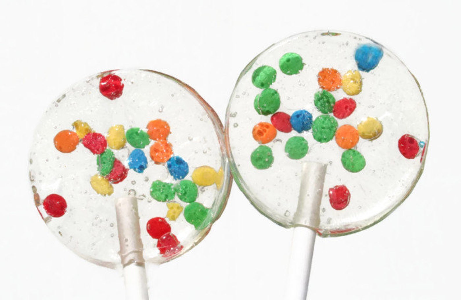 Confetti Wedding Favor Lollipops Hard Candy with Candy Etsy