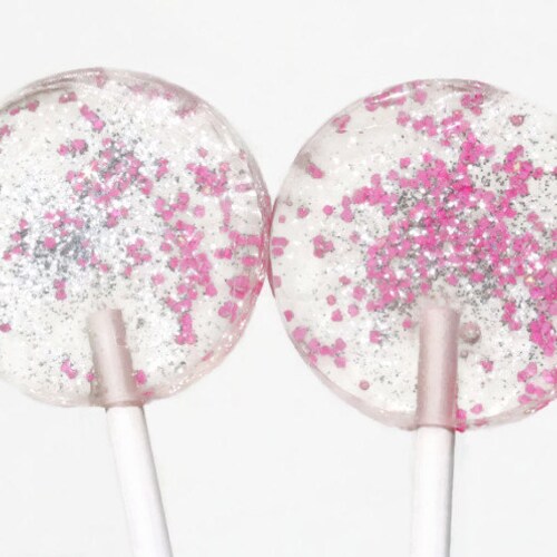 Pink Butterfly Lollipops Hard Candy Wedding Favors 4 Etsy