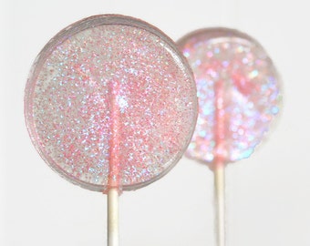 Pink Wedding Favor Lollipops, Coral Peach 6 Lollipop Pack Spring Celebration Favors, Pink Wedding Favors, Coral Wedding Favors, Baby Shower