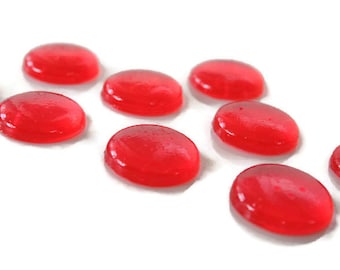 Hard Candy Drops - Red Strawberry Flavor  - 15 Candy Pack - Cake Decorations, Wedding Favors, Party Favors