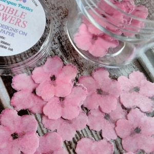 ミニ桜ケーキデコレーション、ココアボムスプリンクル、ウェーハペーパースプリンクル、食べられるケーキデコレーション、ドリンクデコレーション、春