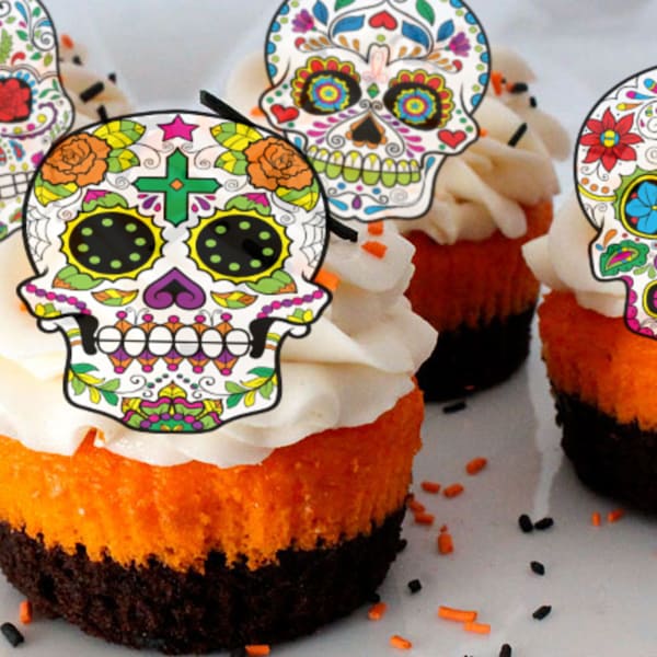 Day of the Dead Cake Topper - Etsy