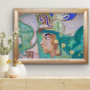 16&quot; x 20&quot; Photography of Carthage Era Mosaic II in Tunisia