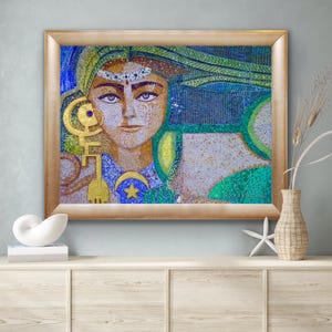 16&quot; x 20&quot; Photography of Carthage Era Mosaic in Tunisia