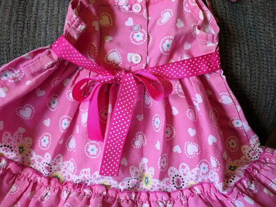 blueberi boulevard pink dress Blueberi Boulevard Pink Dress Halter 12 Months Girls EUC