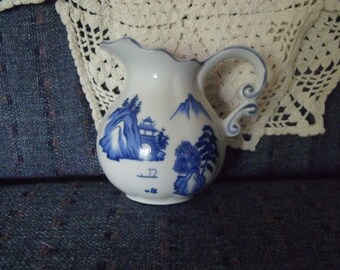 Little dutch creamer blue design, ceramic
