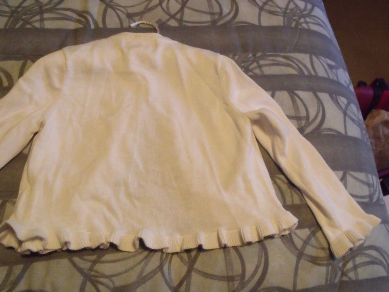 This Baby Girl White Sweater by Sophie Rose Size 4t is Simple Etsy