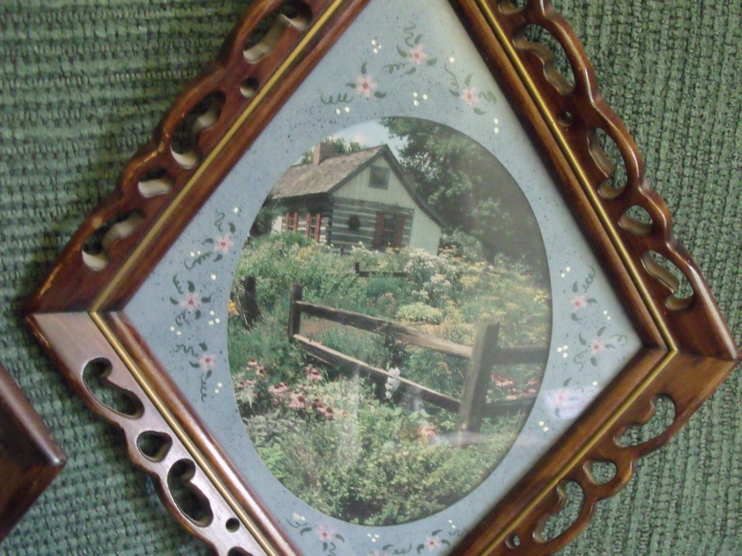 Vintage Matching Frames Matts Original to Frames Hand Painted Etsy