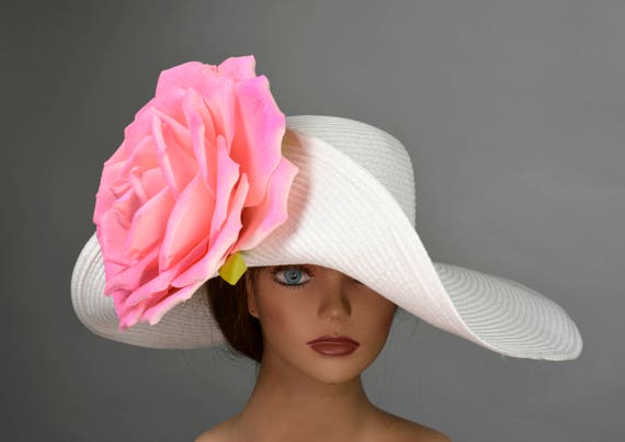 off white wedding hats